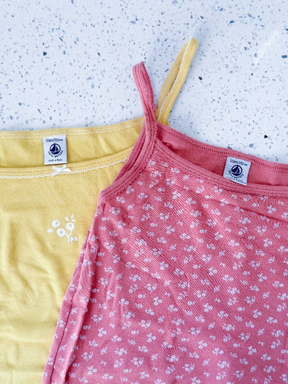 2 Petit Bateau Tank Tops Girls size 12